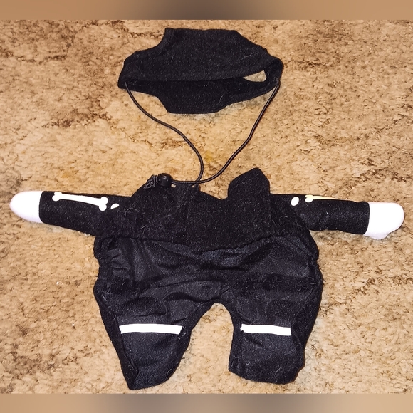Dog Cat Costume Skull Bones Size XS - Picture 2 of 3